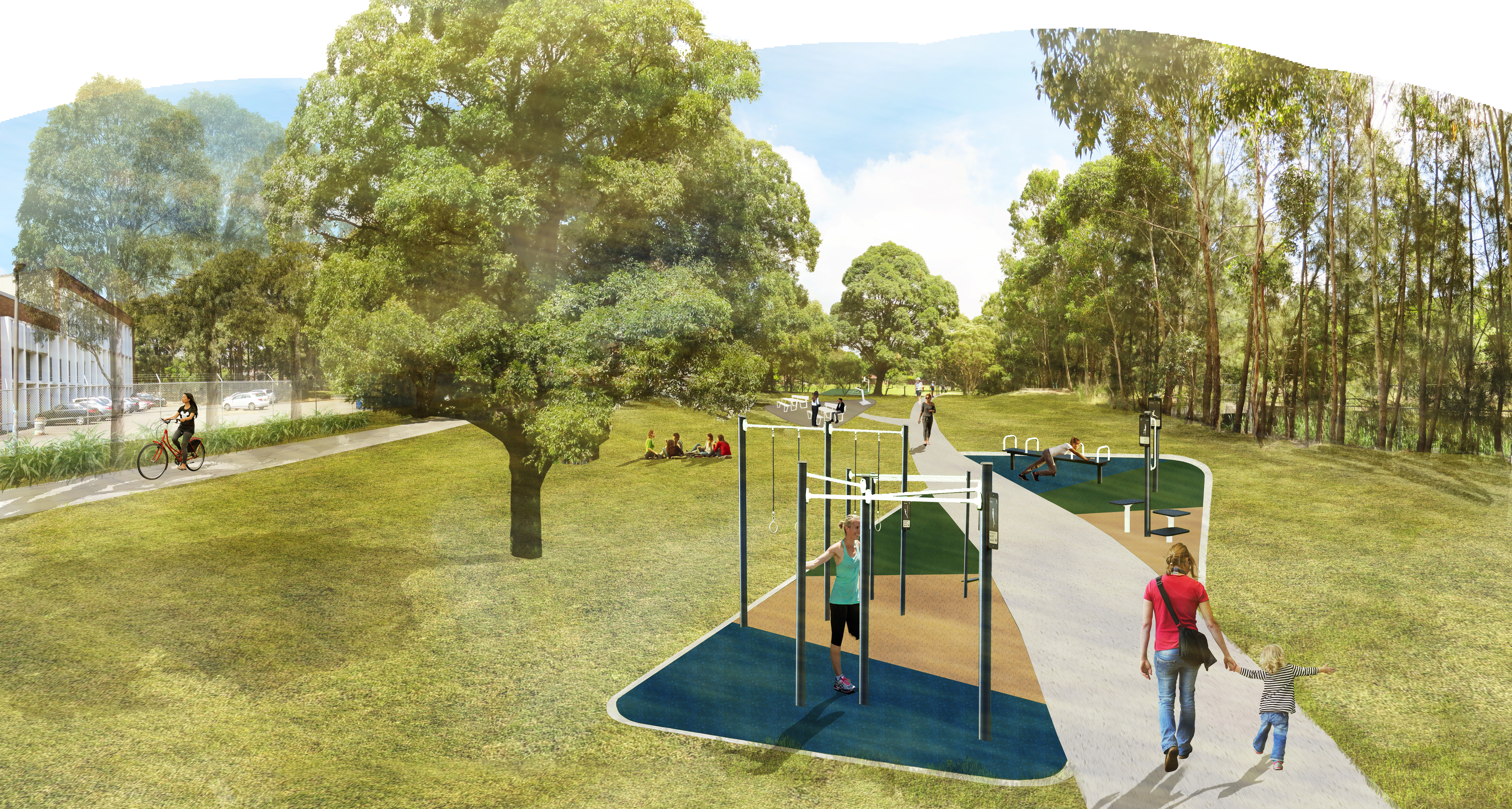 16. Basketball Courts, Seating, Bubblers And Fitness Equipment To Be Delivered At Tallawalla Reserve, Kingsgrove